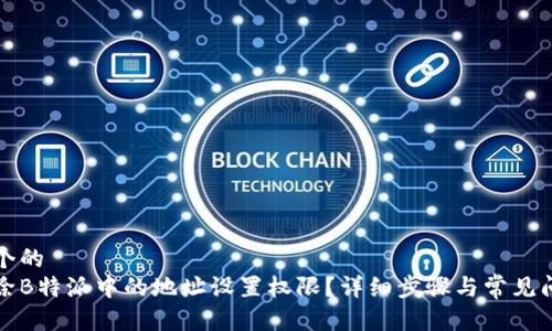 思考一个的  
如何删除B特派中的地址设置权限？详细步骤与常见问题解析