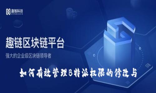 如何有效管理B特派权限的修改与