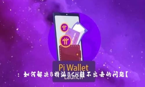 : 如何解决B特派BCH转不出去的问题？