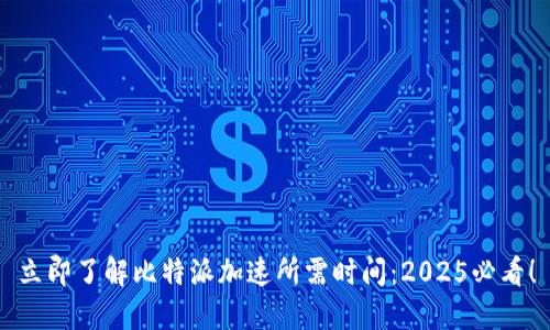 立即了解比特派加速所需时间：2025必看！
