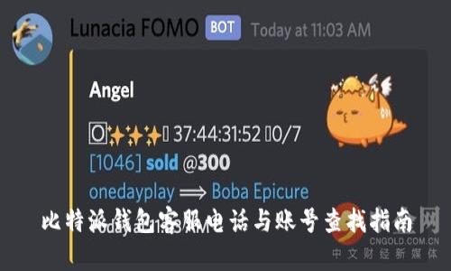 比特派钱包客服电话与账号查找指南